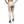 Load image into Gallery viewer, back of beige legging, with a logo in the middle
