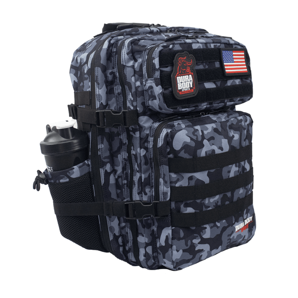 45L Camo Grey Backpack sold by DURABODY SPORTS