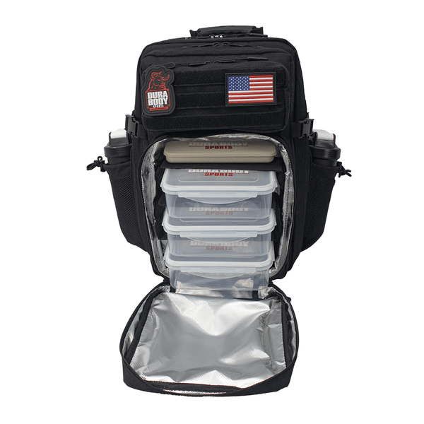 45L Black Military Meal Prep Management Bag sold by DURABODY SPORTS
