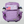 Load image into Gallery viewer, front of the light purple military bag 
