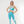 Load image into Gallery viewer, Harmony Teal Blue Sports Bra
