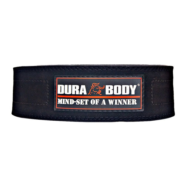 Black 10MM Hardcore Powerlifting Belt With Steel Lever Buckle sold by DURABODY SPORTS