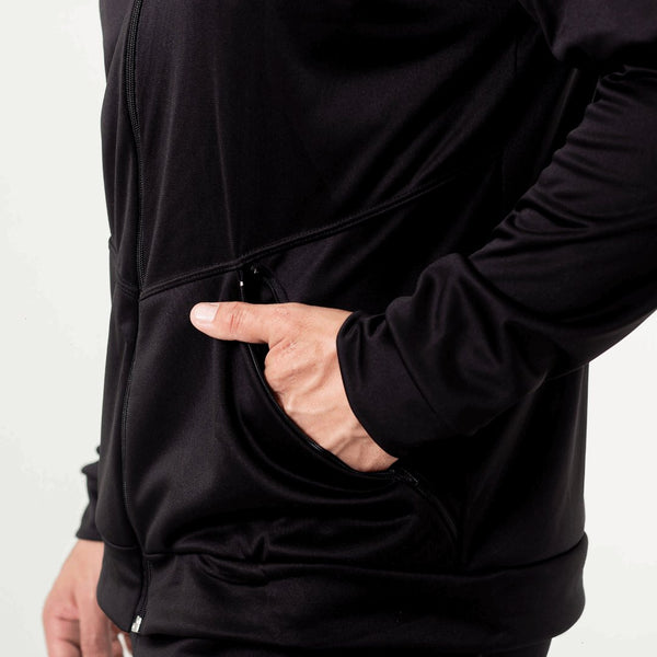 Black Track Jacket sold by DURABODY SPORTS