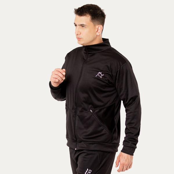 Black Track Jacket sold by DURABODY SPORTS
