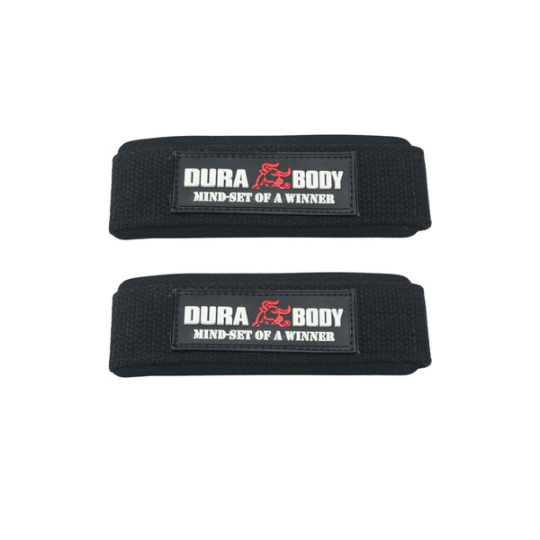 Black Premium Padded Weightlifting Straps sold by DURABODY SPORTS