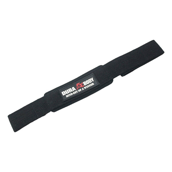 Black Premium Padded Weightlifting Straps sold by DURABODY SPORTS