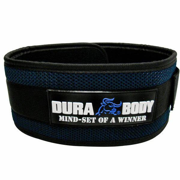 Blue Titan Neoprene Weightlifting Belt sold by DURABODY SPORTS