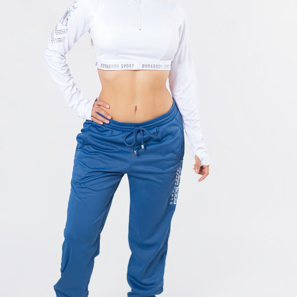Blue Women's Sweat Joggers sold by DURABODY SPORTS