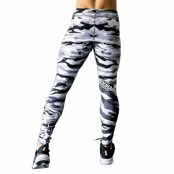 Camo Gray Rampage Leggings sold by DURABODY SPORTS