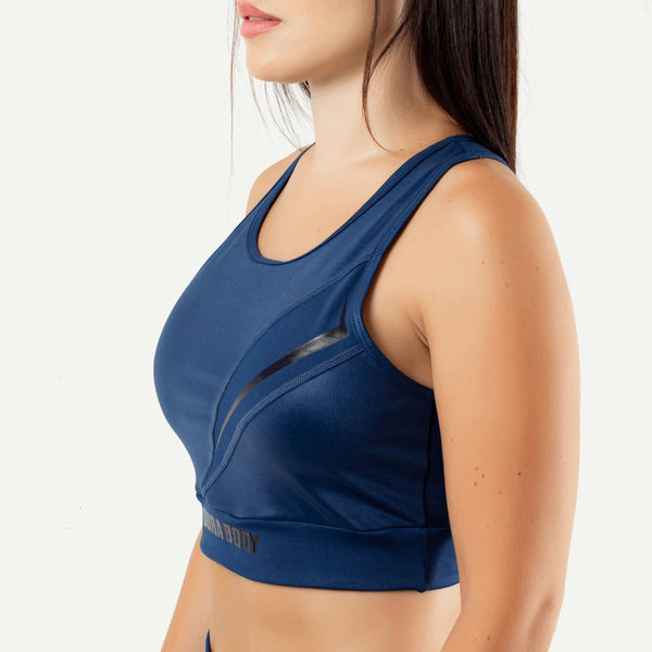 Dark Blue Sport Bra sold by DURABODY SPORTS