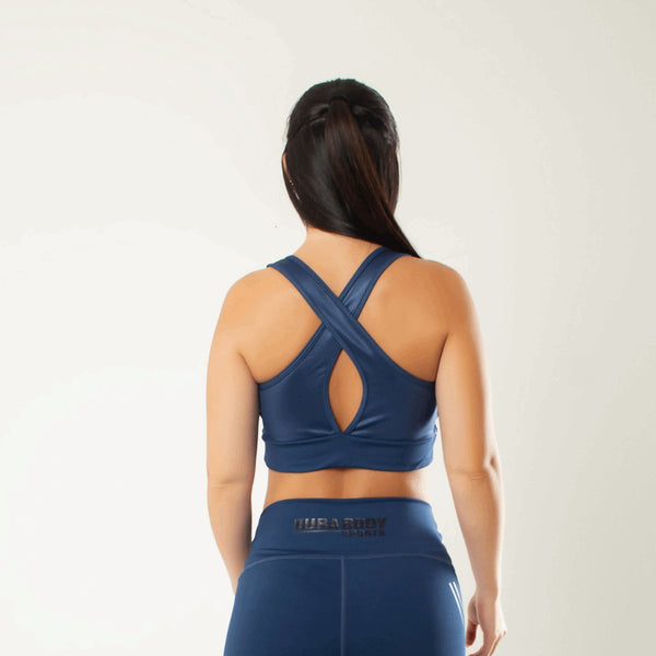 Dark Blue Sport Bra sold by DURABODY SPORTS