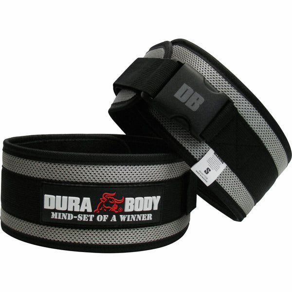 Grey Titan Neoprene Weightlifting Belt sold by DURABODY SPORTS