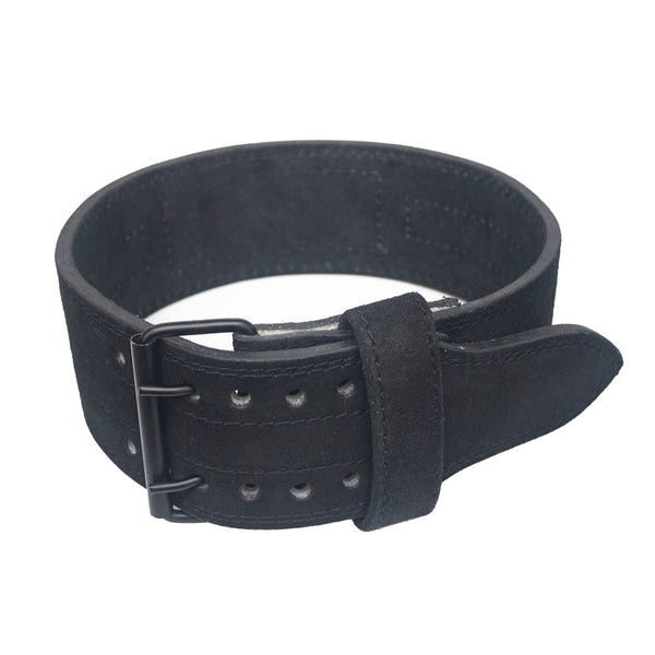 Hardcore Black 10MM Powerlifting Belt With Stainless Steel Buckle sold by DURABODY SPORTS