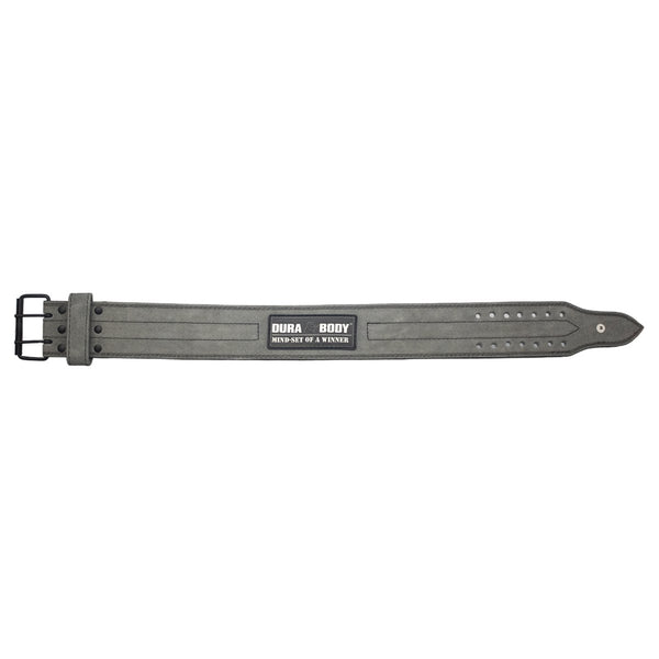 Hardcore Grey 10MM Powerlifting Belt With Stainless Steel Buckle sold by DURABODY SPORTS