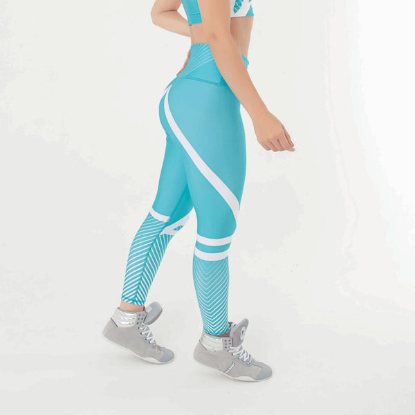 Harmony Teal Blue Mid Rise sold by DURABODY SPORTS