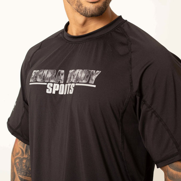 Men's Drifit Black Sports T-Shirt sold by DURABODY SPORTS
