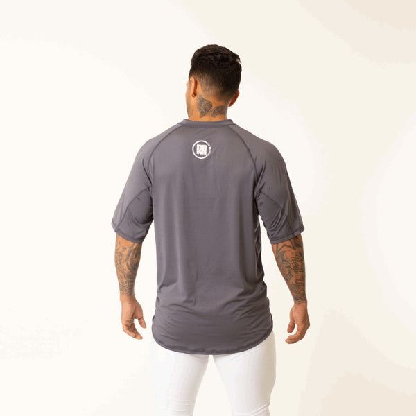 Men's Drifit Grey Sports T-Shirt sold by DURABODY SPORTS