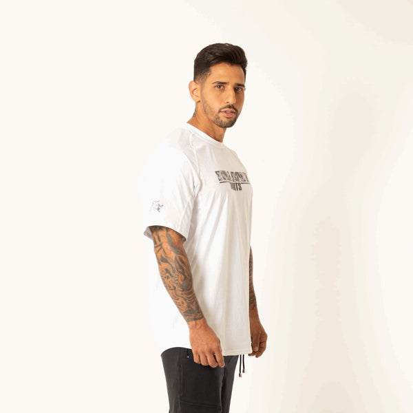 Men's Drifit White Sports T-Shirt sold by DURABODY SPORTS