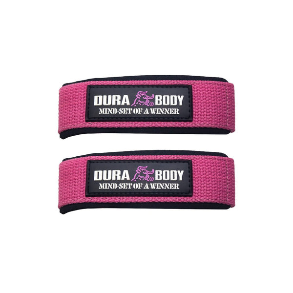 Pink Premium Padded Weightlifting Straps sold by DURABODY SPORTS