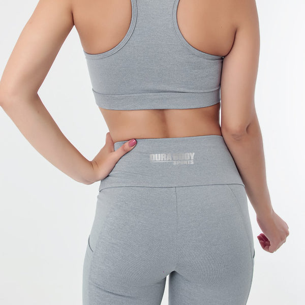 Pocket Collection Grey Mid Rise sold by DURABODY SPORTS