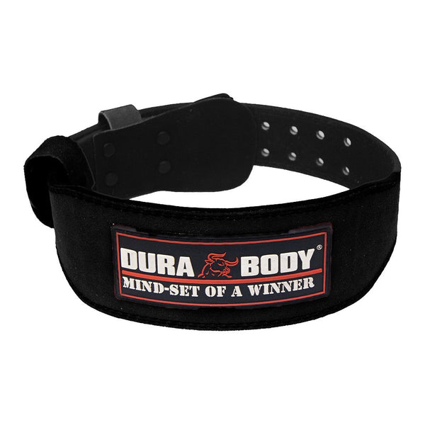 Titan Black Suede Leather Weightlifting Belt sold by DURABODY SPORTS