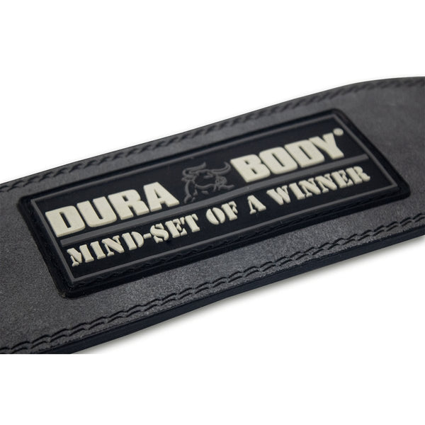 Titan Grey Suede Leather Weightlifting Belt sold by DURABODY SPORTS