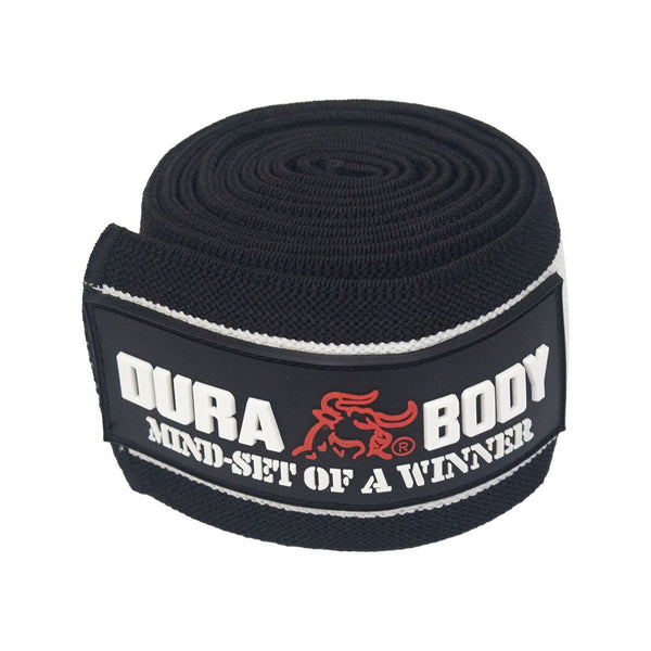 White Guardian Knee Wraps sold by DURABODY SPORTS