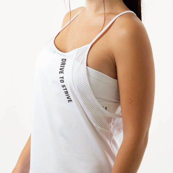White Lightweight Tank Top sold by DURABODY SPORTS