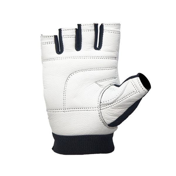 Women's White Victory Weightlifting Gloves sold by DURABODY SPORTS