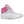 Load image into Gallery viewer, right side of the Pink and White Pro Level 2 Series sneaker 
