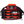 Load image into Gallery viewer, front of 6 container food bag. black and red
