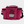 Load image into Gallery viewer, back of the pink 3 meal bag container, seeing the logo in the middle of the bag

