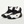 Load image into Gallery viewer, front angle of the White &amp; Black Pro Level 2 sneakers
