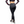 Load image into Gallery viewer, Back of black legging, with logo on the top middle of the waist 

