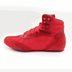 left side of the  Red Pro Level 2 Series sneakers 