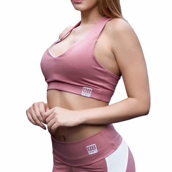 Active Deep Rose Sports Bra