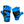 Load image into Gallery viewer, front of the right blue glove and also the back of it, right hand glove
