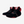 Cargar imagen en el visor de la galería, front side angle of the  Black and Red Pro Level 2 Series sneakers 
