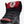 Load image into Gallery viewer, close up of the laces for the  Black and Red Pro Level 2 Series sneakers 
