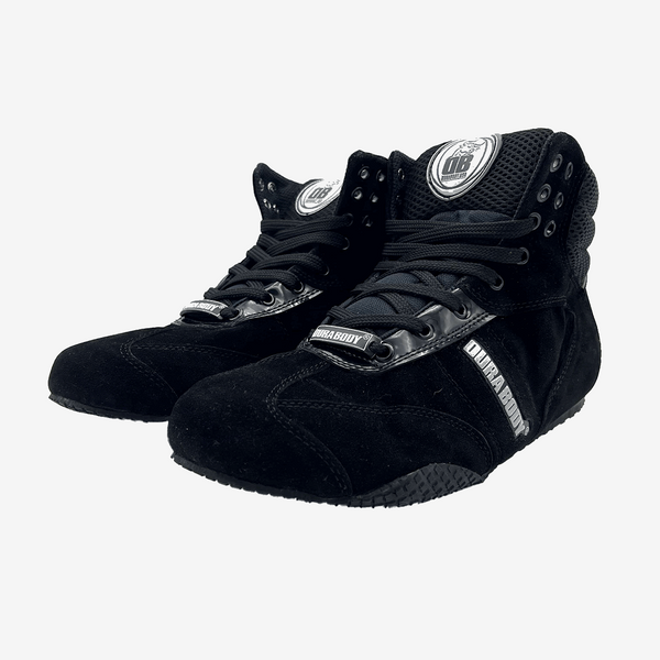front side angle of the  Black Pro Level 2 Series sneakers 