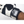 Load image into Gallery viewer, Close up of front of white workout gloves
