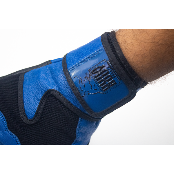 Close up of Blue Fitness Glove 