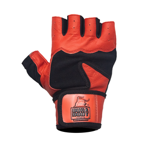 front of red weightlifting toro series glove