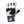 Load image into Gallery viewer, front of white workout gloves
