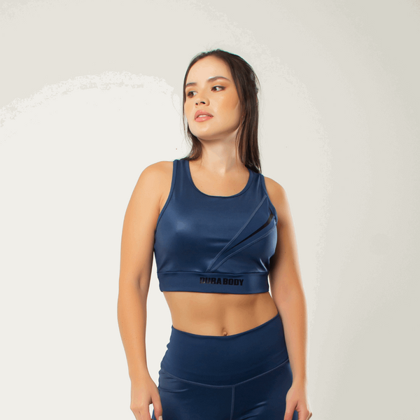 Dark Blue Sport Bra