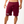 front of men's Dark Red Shorts