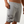 Load image into Gallery viewer, side of Athletic Grey Shorts showing the zipper that is attached to the pocket 
