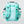 Load image into Gallery viewer, back of the light blue military bag 
