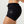 Load image into Gallery viewer, Side of black running shorts with logo

