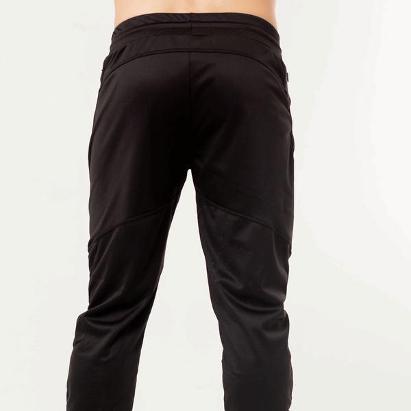 back of black sweatpants jogger 